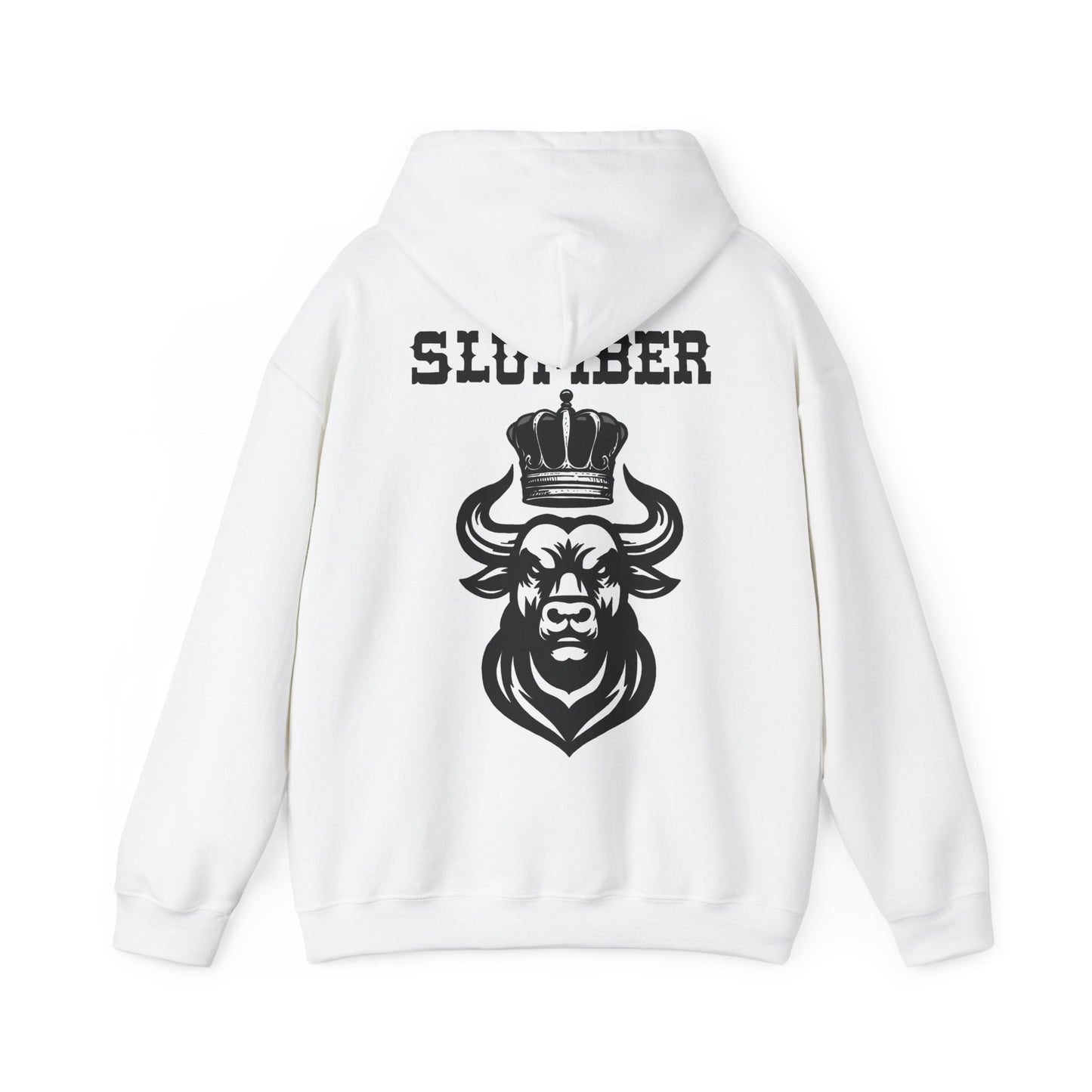 Slumber Apparel King Bull Hoodie Back Print