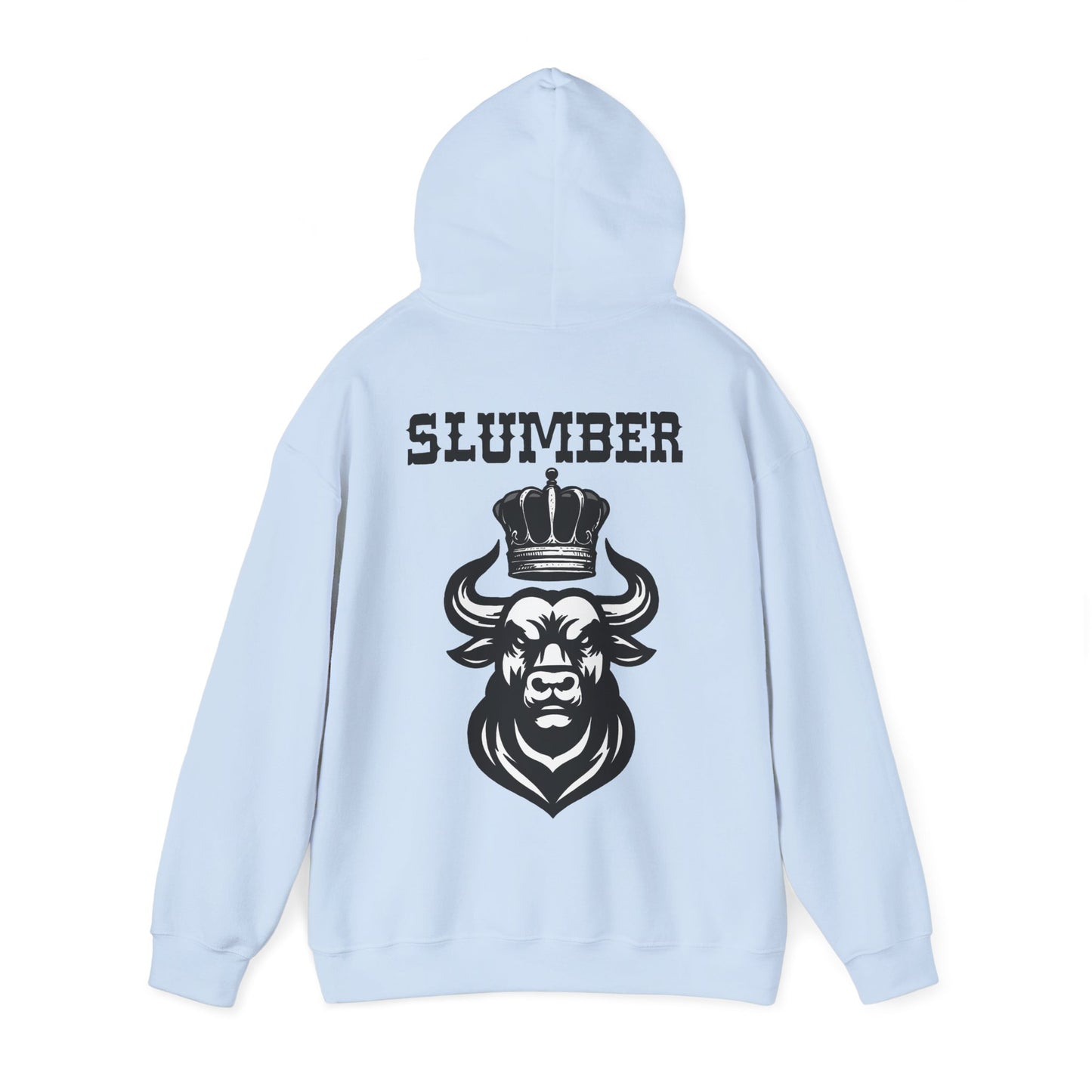 Slumber Apparel King Bull Hoodie Back Print
