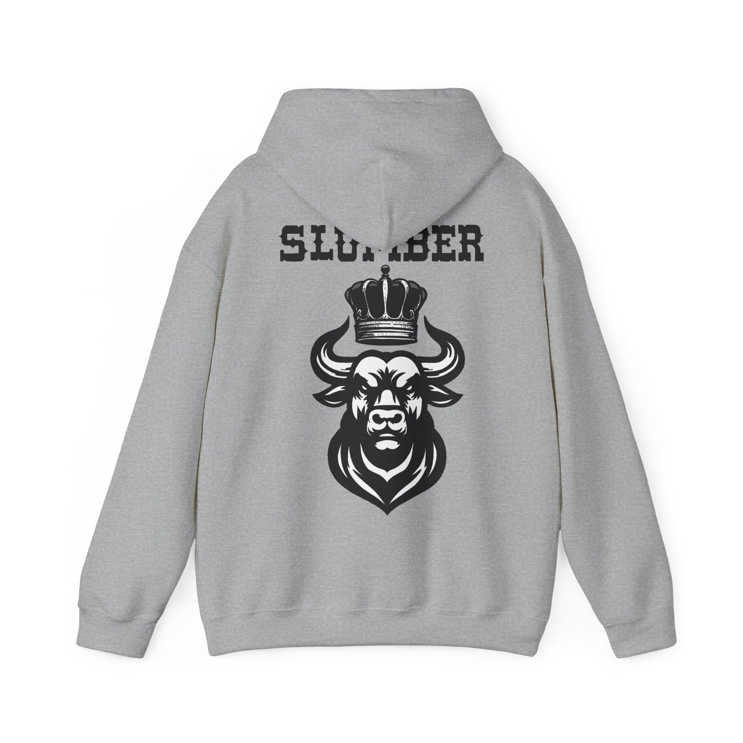 Slumber Apparel King Bull Hoodie Back Print