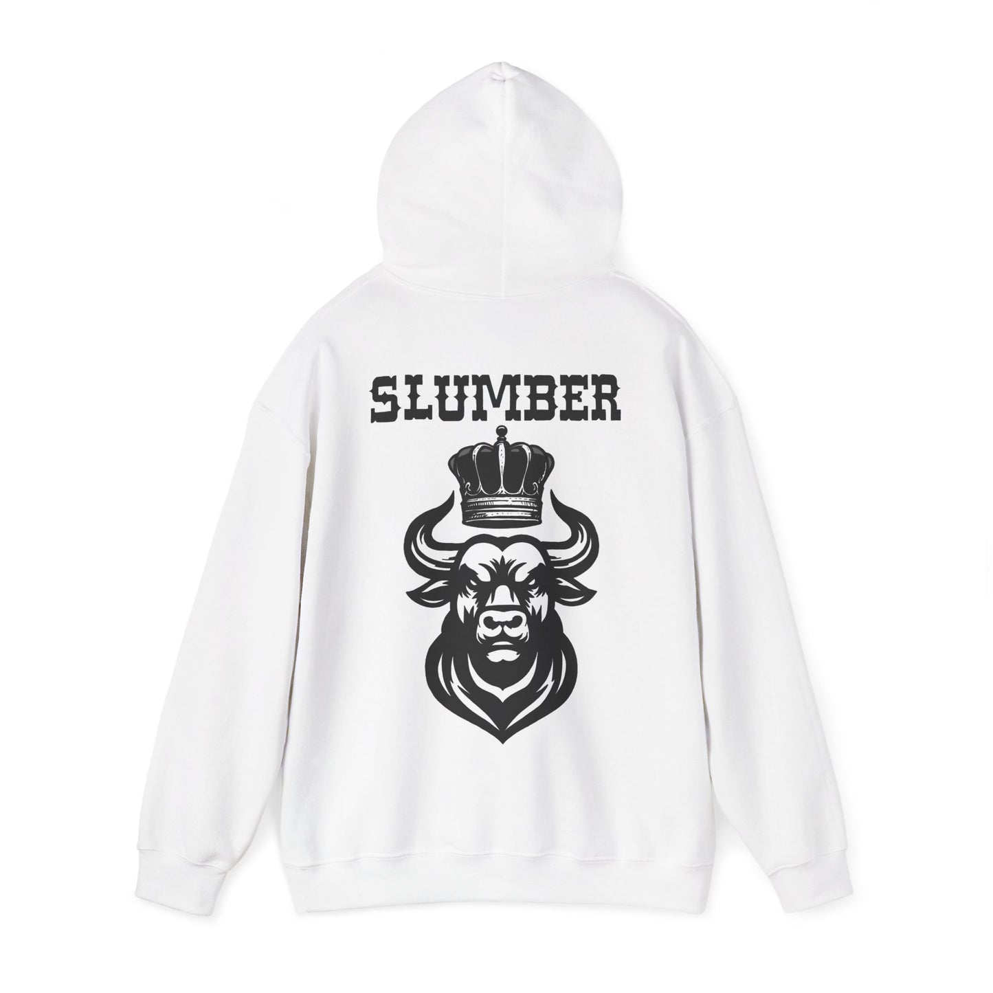 Slumber Apparel King Bull Hoodie Back Print