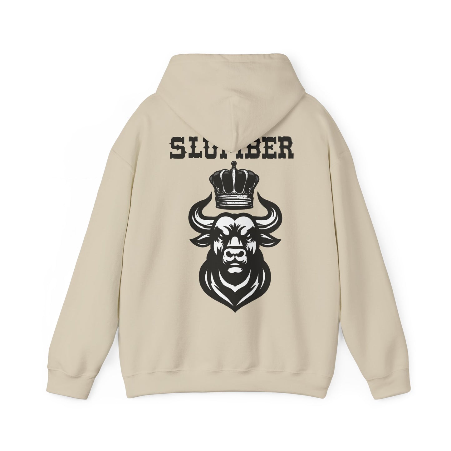 Slumber Apparel King Bull Hoodie Back Print
