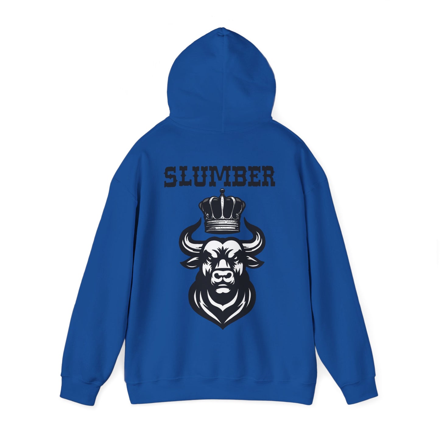 Slumber Apparel King Bull Hoodie Back Print