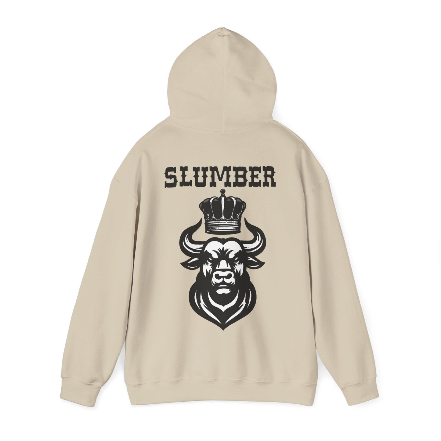 Slumber Apparel King Bull Hoodie Back Print