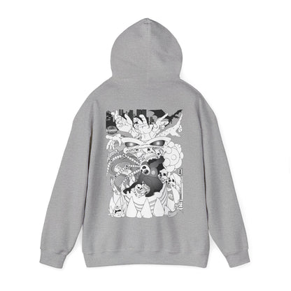 Slumber Dragon Love Hoodie Back Print