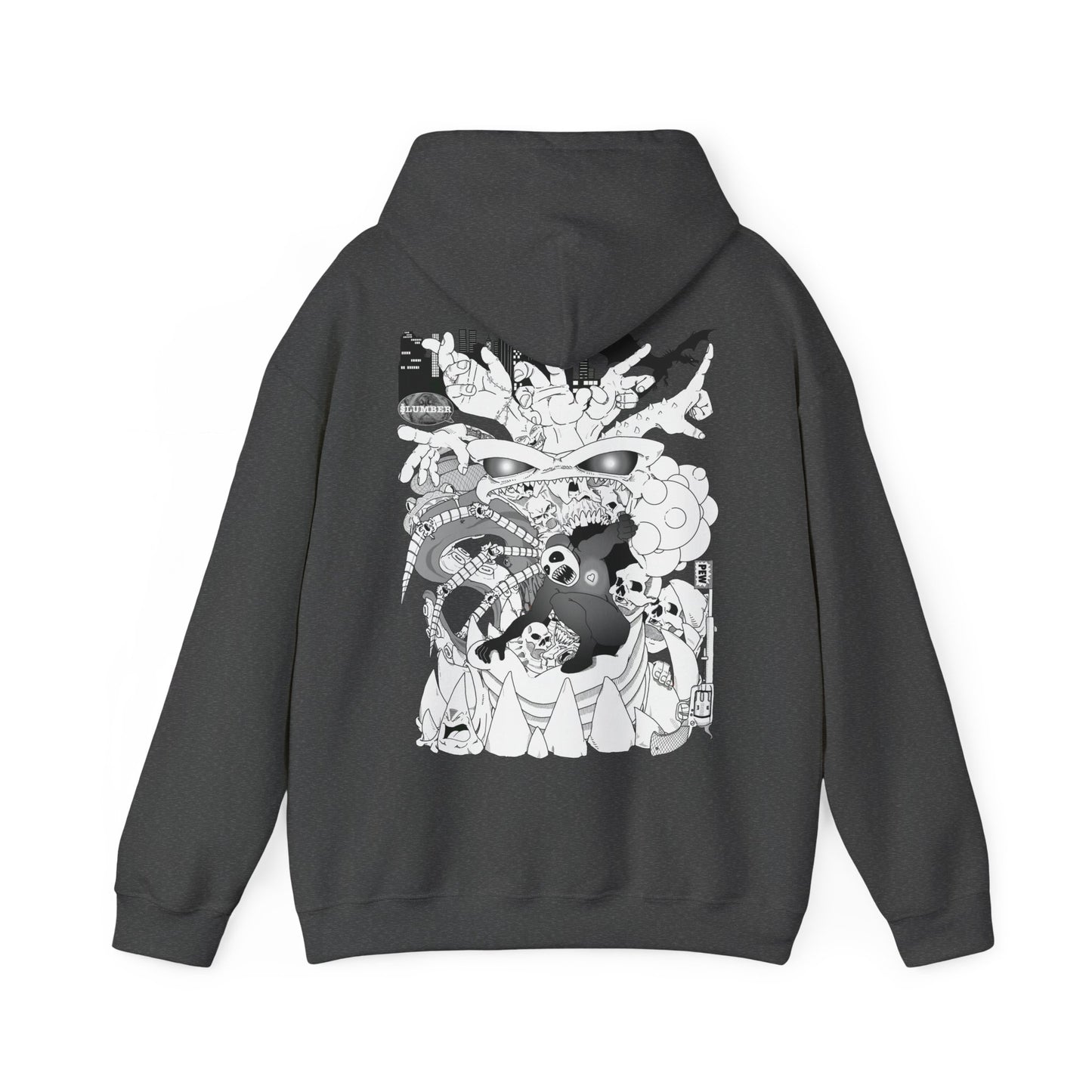 Slumber Dragon Love Hoodie Back Print