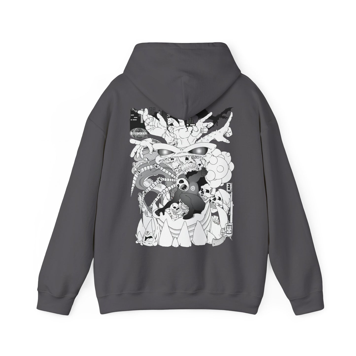 Slumber Dragon Love Hoodie Back Print
