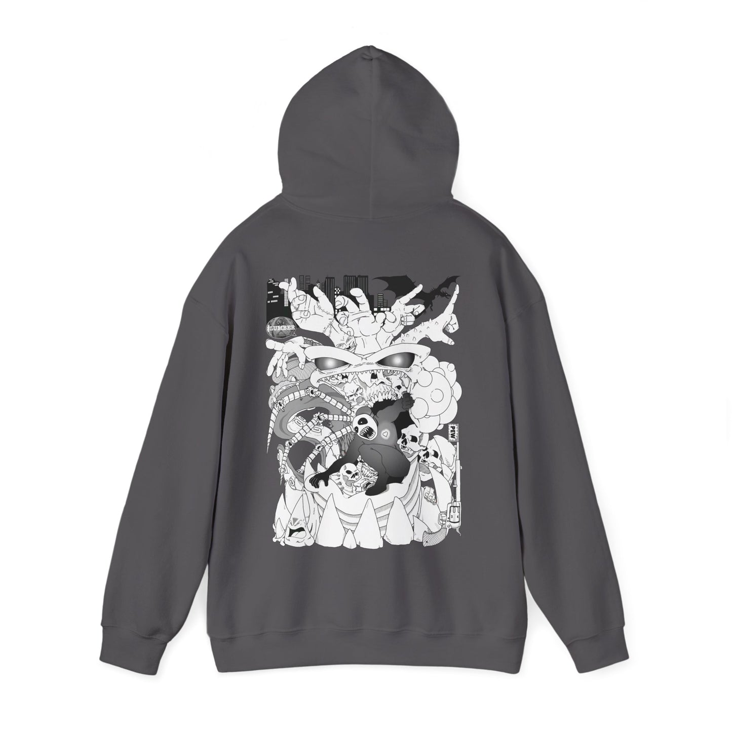 Slumber Dragon Love Hoodie Back Print