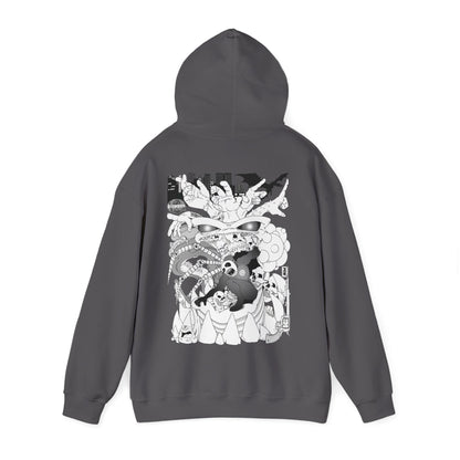 Slumber Dragon Love Hoodie Back Print