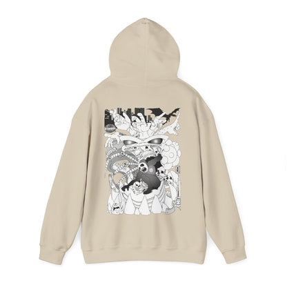 Slumber Dragon Love Hoodie Back Print