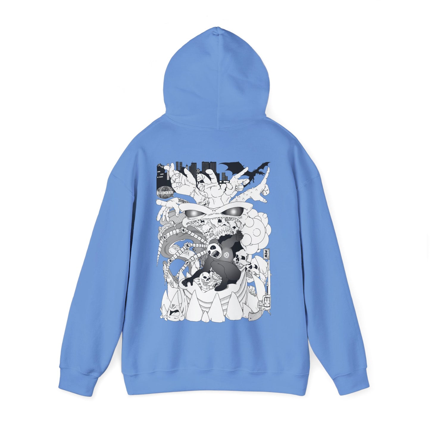 Slumber Dragon Love Hoodie Back Print