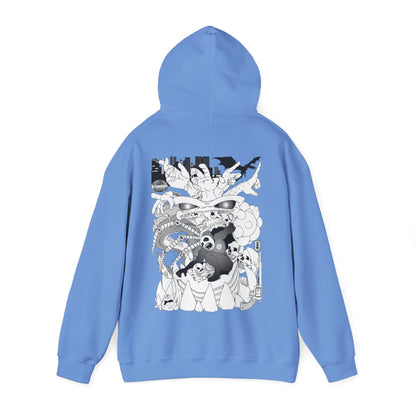 Slumber Dragon Love Hoodie Back Print