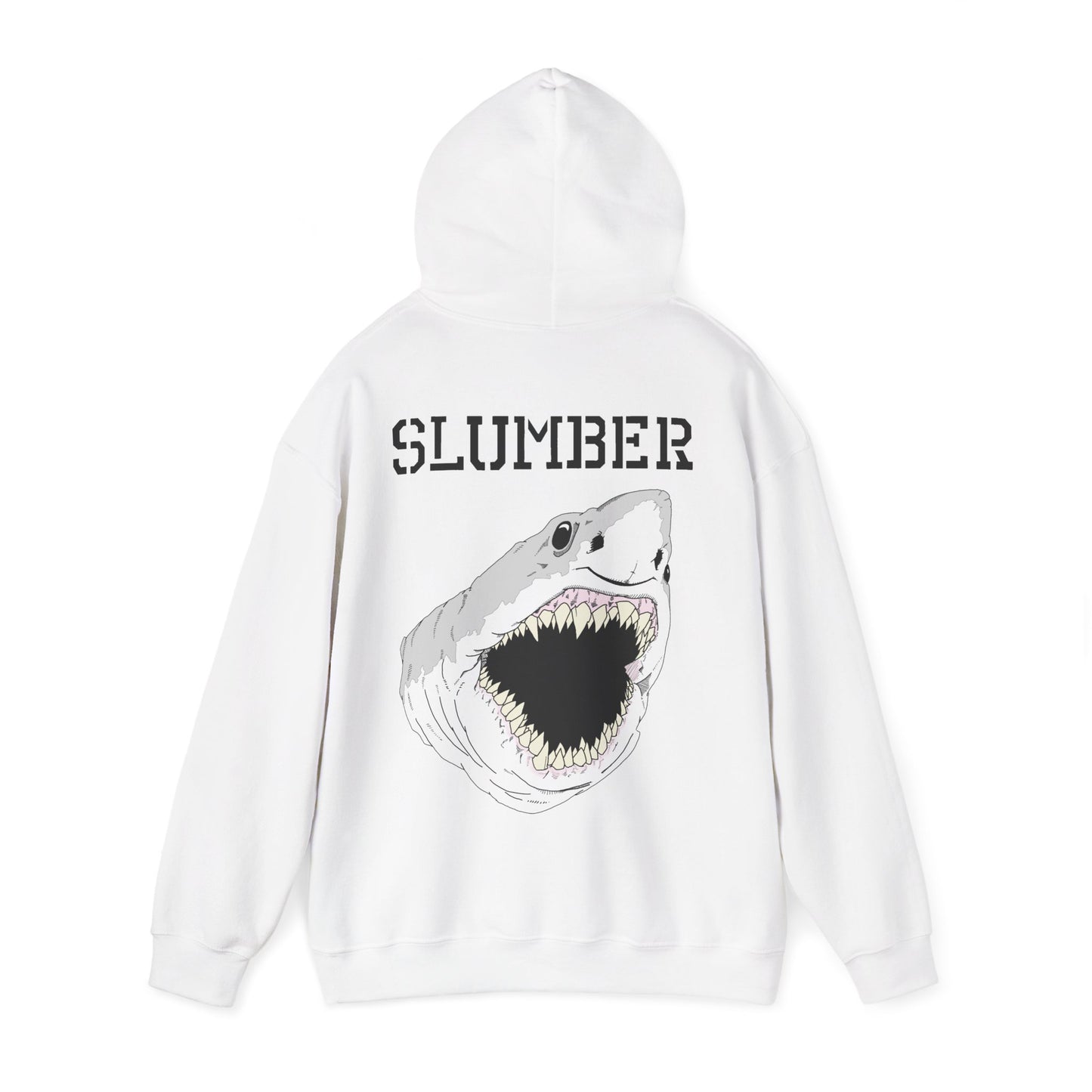 Slumber Apparel Sharky Boi Front and back printing