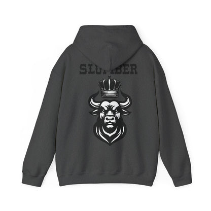 Slumber Apparel King Bull Hoodie Back Print
