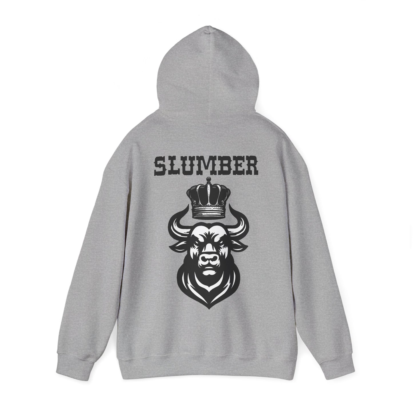 Slumber Apparel King Bull Hoodie Back Print