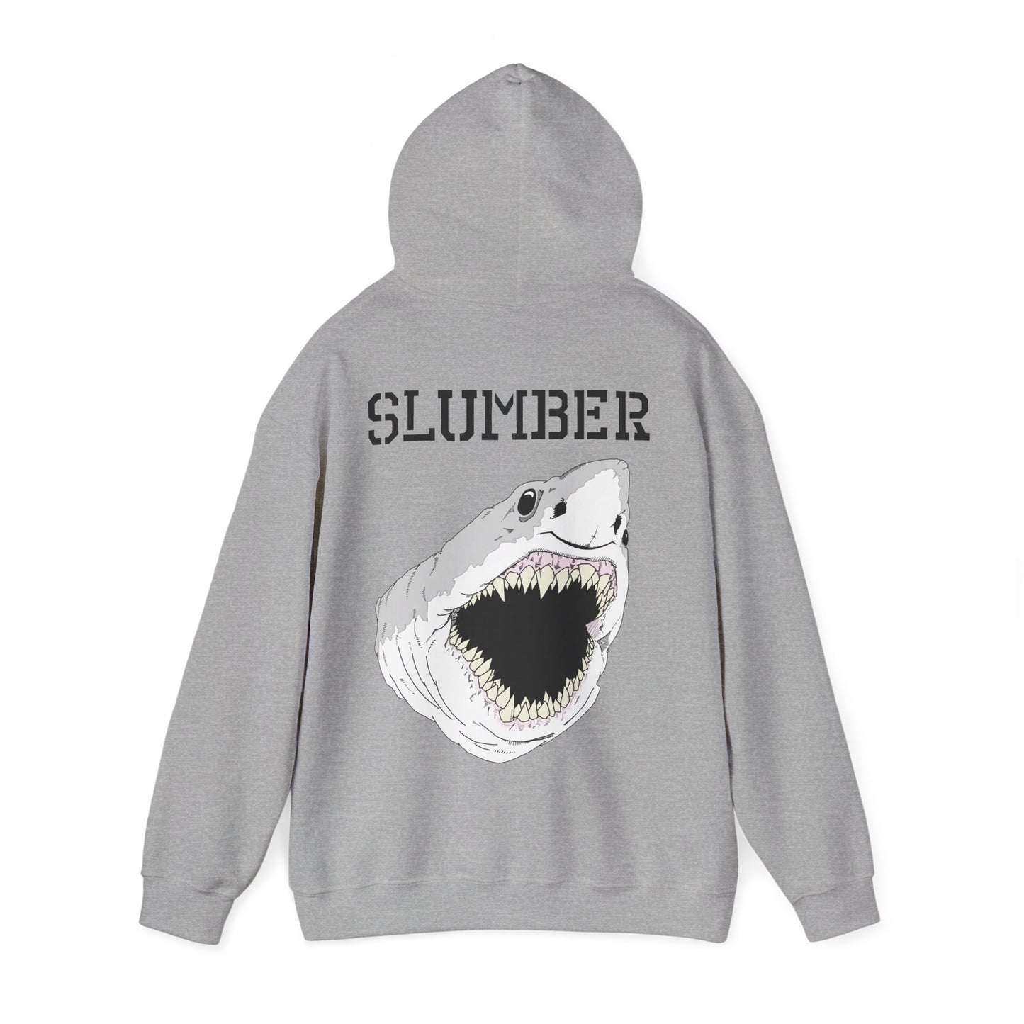 Slumber Apparel Sharky Boi Front and back printing