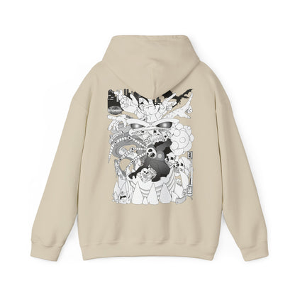 Slumber Dragon Love Hoodie Back Print