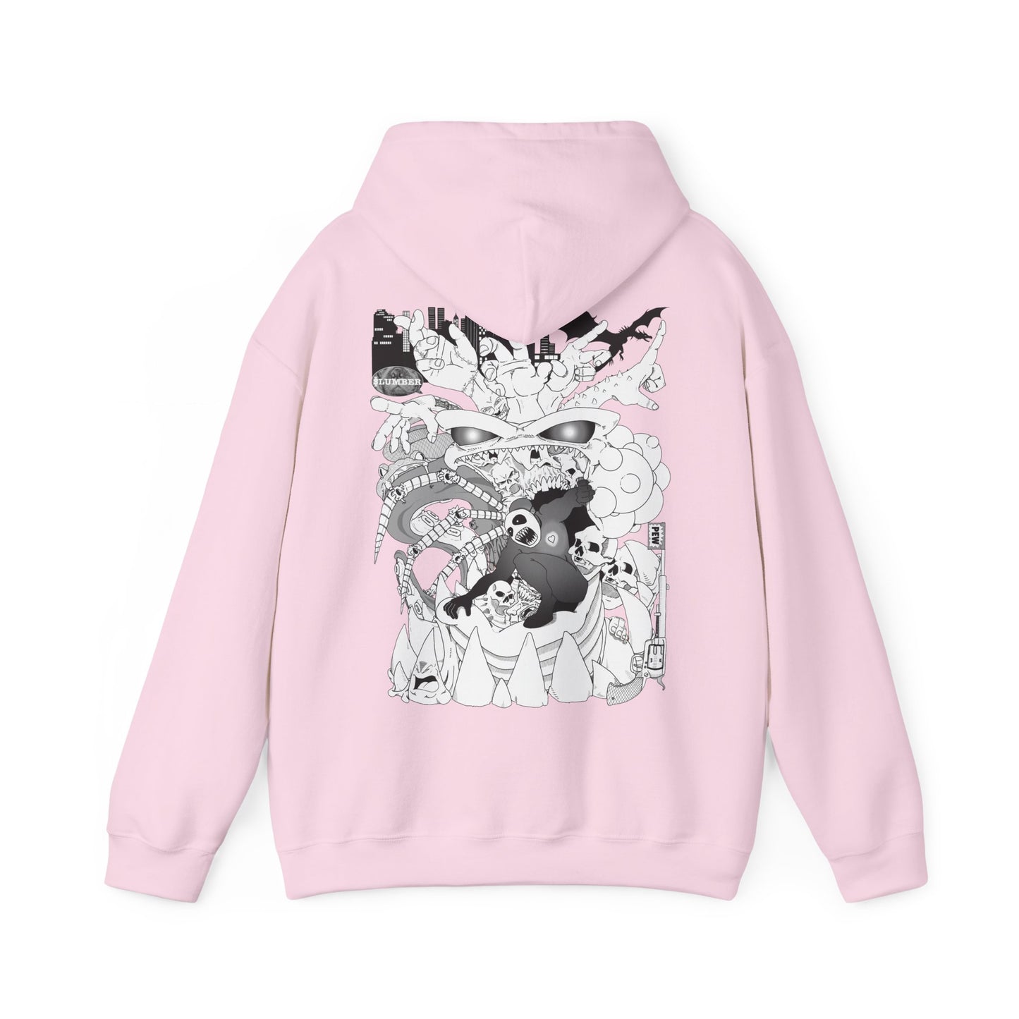Slumber Dragon Love Hoodie Back Print