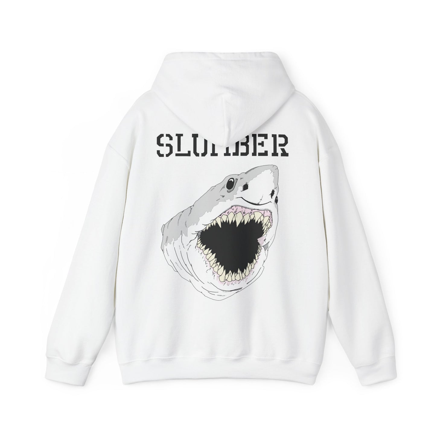 Slumber Apparel Sharky Boi Front and back printing