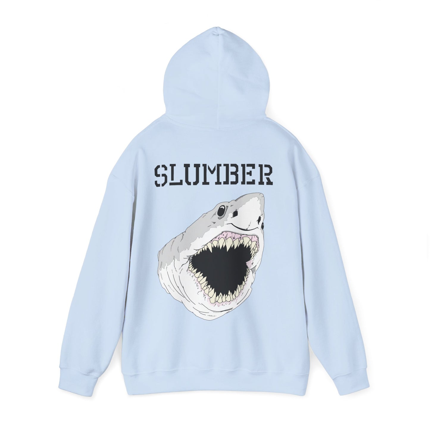 Slumber Apparel Sharky Boi Front and back printing