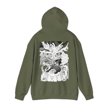 Slumber Dragon Love Hoodie Back Print
