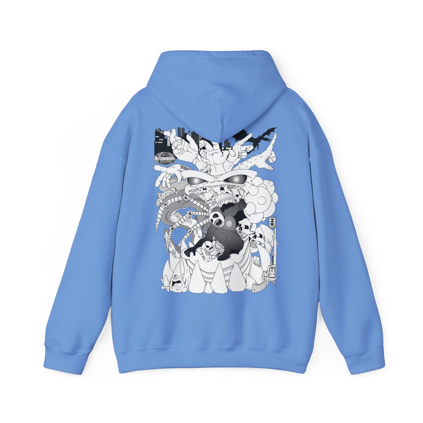 Slumber Dragon Love Hoodie Back Print